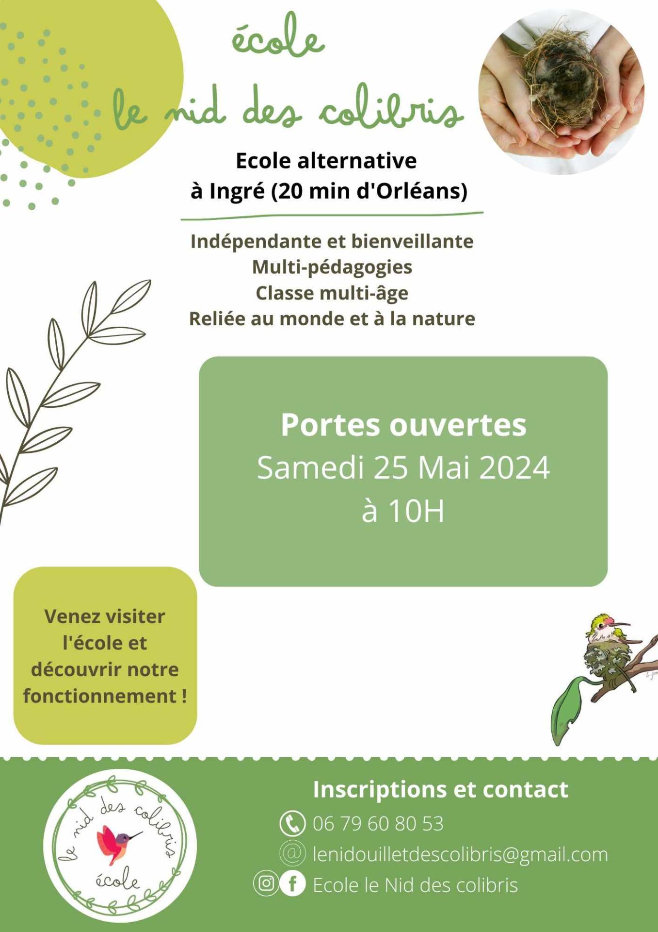 Portes ouvertes 25 mai 2024